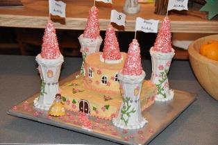 castle birthday cake